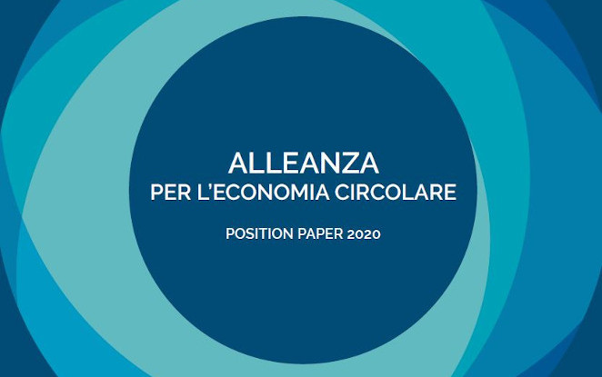 L’Alleanza per l’Economia Circolare lancia il nuovo Position Paper per lo sviluppo della circolarità in Italia